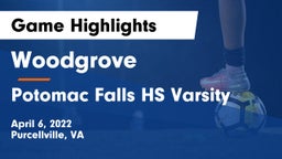 Woodgrove  vs Potomac Falls HS Varsity Game Highlights - April 6, 2022