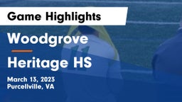 Woodgrove  vs Heritage HS Game Highlights - March 13, 2023