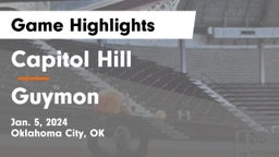 Capitol Hill  vs Guymon  Game Highlights - Jan. 5, 2024