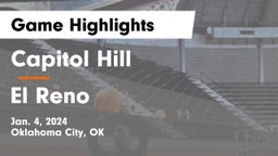Capitol Hill  vs El Reno  Game Highlights - Jan. 4, 2024