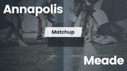 Matchup: Annapolis High vs. Meade  2016