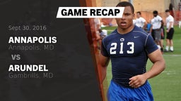 Recap: Annapolis  vs. Arundel  2016