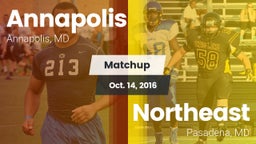 Matchup: Annapolis High vs. Northeast  2016