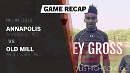 Recap: Annapolis  vs. Old Mill  2016