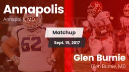Matchup: Annapolis High vs. Glen Burnie  2017