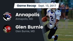 Recap: Annapolis  vs. Glen Burnie  2017