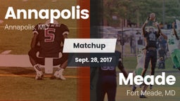 Matchup: Annapolis High vs. Meade  2017