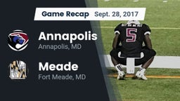 Recap: Annapolis  vs. Meade  2017