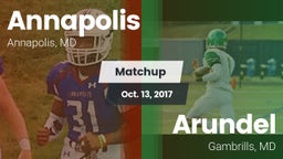 Matchup: Annapolis High vs. Arundel  2017