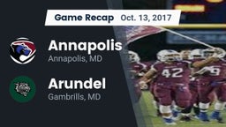 Recap: Annapolis  vs. Arundel  2017