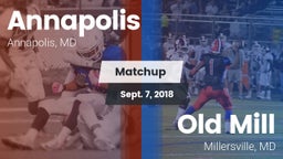 Matchup: Annapolis High vs. Old Mill  2018