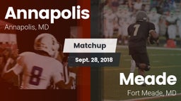 Matchup: Annapolis High vs. Meade  2018