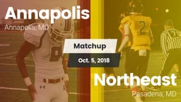 Matchup: Annapolis High vs. Northeast  2018