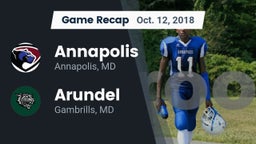 Recap: Annapolis  vs. Arundel  2018