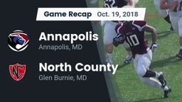 Recap: Annapolis  vs. North County  2018