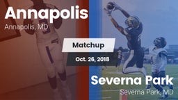 Matchup: Annapolis High vs. Severna Park  2018