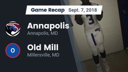 Recap: Annapolis  vs. Old Mill  2018