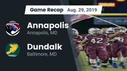Recap: Annapolis  vs. Dundalk  2019