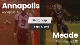 Matchup: Annapolis High vs. Meade  2019
