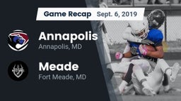 Recap: Annapolis  vs. Meade  2019