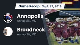 Recap: Annapolis  vs. Broadneck  2019