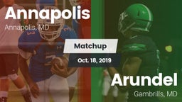 Matchup: Annapolis High vs. Arundel  2019