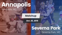 Matchup: Annapolis High vs. Severna Park  2019