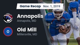 Recap: Annapolis  vs. Old Mill  2019
