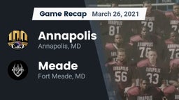 Recap: Annapolis  vs. Meade  2021