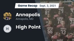 Recap: Annapolis  vs. High Point  2021