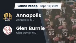 Recap: Annapolis  vs. Glen Burnie  2021