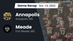 Recap: Annapolis  vs. Meade  2022