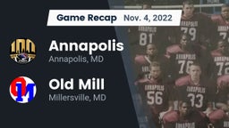 Recap: Annapolis  vs. Old Mill  2022