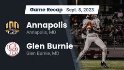 Recap: Annapolis  vs. Glen Burnie  2023