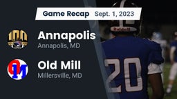 Recap: Annapolis  vs. Old Mill  2023