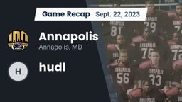 Recap: Annapolis  vs. hudl  2023