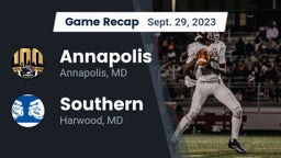 Recap: Annapolis  vs. Southern  2023