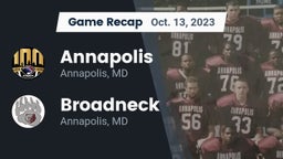Recap: Annapolis  vs. Broadneck  2023