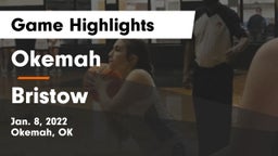 Okemah  vs Bristow  Game Highlights - Jan. 8, 2022