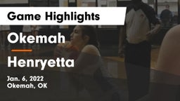 Okemah  vs Henryetta  Game Highlights - Jan. 6, 2022