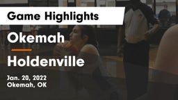 Okemah  vs Holdenville Game Highlights - Jan. 20, 2022