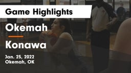 Okemah  vs Konawa  Game Highlights - Jan. 25, 2022