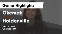 Okemah  vs Holdenville  Game Highlights - Jan. 9, 2024