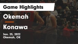 Okemah  vs Konawa  Game Highlights - Jan. 25, 2022