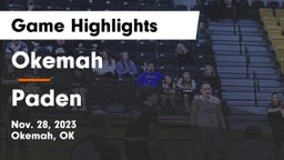 Okemah  vs Paden Game Highlights - Nov. 28, 2023