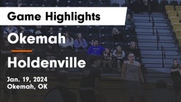 Okemah  vs Holdenville  Game Highlights - Jan. 19, 2024