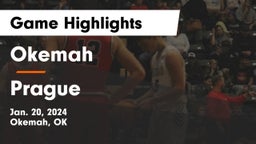 Okemah  vs Prague  Game Highlights - Jan. 20, 2024