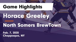 Horace Greeley  vs North Somers BrewTown Game Highlights - Feb. 7, 2020