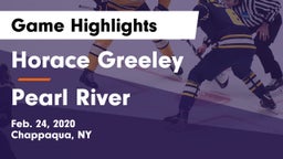 Horace Greeley  vs Pearl River  Game Highlights - Feb. 24, 2020