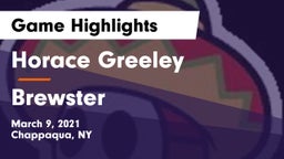 Horace Greeley  vs Brewster  Game Highlights - March 9, 2021